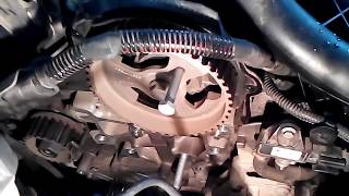 CITROEN C ELYSEE 16HDI TIMING BELT REPLACEMENT [upl. by Letisha]