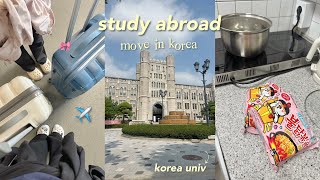 moving to Korea as sisters ✈️⋆𐙚˚ study abroad korea university pack with us ep1 [upl. by Henriha]