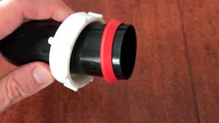 How a Slip Joint Nut works  Creates water tight Seal  Plumbing 101 [upl. by Sirraj140]