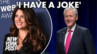 Monica Lewinsky kills it with ‘I have a joke’ tweet about Bill Clinton  New York Post [upl. by Heater]