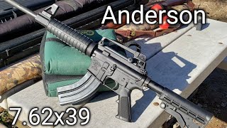 Anderson 762x39 AM15 AR15 Review amp Shoot [upl. by Ogren]