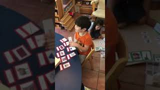 Montessori homeschool kids working independently [upl. by Ruhl]