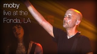 Moby  Raining Again Live from The Fonda LA [upl. by Fesuoy524]