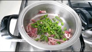 Risotto con asparagi e speck mantecato alla scamorza [upl. by Flessel]