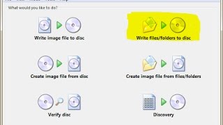 Запись диска в ImgBurn [upl. by Aninep]