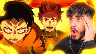 SHINRA VS REKKA  Fire Force Episode 9 REACTION [upl. by Haisi890]