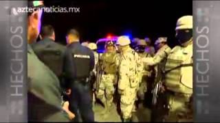 Militares agreden a policías municipales de Tijuana [upl. by Erimahs858]