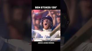 Ben Stokes heroic Ashes 135 The saviour of 2019 Ashes shorts shortsfeed cricket benstokes [upl. by Joaquin]