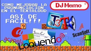 CÓMO MEJORAR LA PRONUNCIACIÓN EN EL TEXTALOUD  Video Tutorial  Guillstep [upl. by Aienahs]