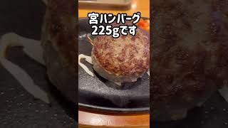 【ステーキ宮】やっぱり宮ハンバーグは美味い！ Shorts ステーキ メンチカツ にんにく サラダバー Steak MIYA Hamburger Great Taste Japan [upl. by Kristo199]