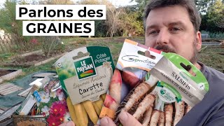 Parlons des GRAINES de supermarché F1 bio paysannes faites soi même [upl. by Eirhtug515]