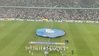 Atmosfera na Stadionie podczas Klasyku Mecz Legia Warszawa  Widzew Łódź 03112024 [upl. by Lladnik]