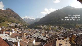 Timelapse 27102024  Webcam Casa Ciajeole  Moena Val di Fassa Dolomiti [upl. by Clarisse]