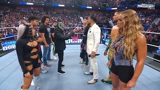 Rey Mysterio lanza un desafío para WrestleMania  WWE SmackDown 29 de Marzo 2024 Español [upl. by Lianne]