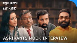 Aspirants and PleaseSitDown mock interview with AnubhavSinghBassi  Prime Video India [upl. by Atlee]