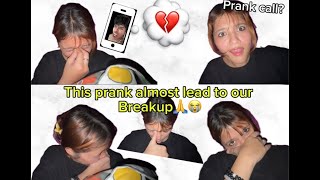 Prank call to my Boyfriend😂 Almost broken up shivmthakur 🔪😔  Deepanshi vlogs  prank call [upl. by Amsirahc231]