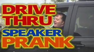 Drive Thru Speaker Prank by Tom Mabe [upl. by Lled]