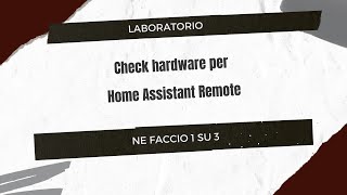 Home Assistant Remote  Check Hardware in Laboratorio [upl. by Anoed]