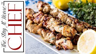 Grilled Lemon Herb Chicken Thigh Skewers [upl. by Lehcim333]