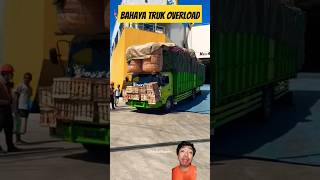 Bahaya truk overload masukberanda [upl. by Gaye]