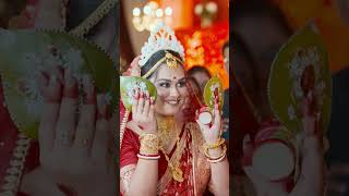 Bengali wedding video in Kolkata Qpid couplegoals photography weddingday wedding bride [upl. by Alyse666]