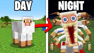 Minecraft but It Gets Scary at Night [upl. by Weig]