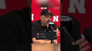 MATT RHULE DID NOT SEE 567 LOSS TO INDIANA COMING  Huskers GBR [upl. by Notsek]