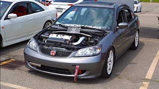 K Swap Civic Build Break Down  2005 Honda Civic ES1 328WHP ThatLoweredES1 [upl. by Euphemiah723]