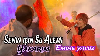 SENİN İÇİN ŞU ALEMİ YAKARIM EMİNE YAVUZ EMRE ÇİL HASANCELİ KÖYÜ DÜĞÜNÜ GÜNEY KAMERA [upl. by Aicela]