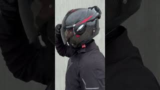 SCORPION EXOTECH EVO CARBON ROVER BLACKRED explore trending explorepage biker foryou [upl. by Muna747]