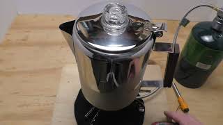 Eurolux 9 cup Coffee Percolator Review [upl. by Kenny]