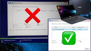 Windows Installer Not Detect SSD on ASUS Laptop ✅ SOLVED Intel 12  13th Gen and above [upl. by Arbuckle627]