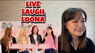 Reaction to Loona being Loona  Loona funny moments [upl. by Wedurn]