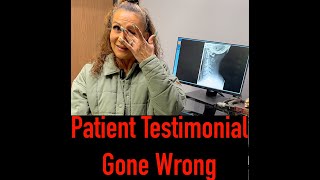 Patient Testimonial Gone WrongAlicias Blooper Euclid Chiropractic Upland CA [upl. by Ahsinotna]