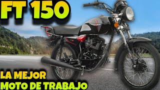 ITALIKA FT150 ¿La mejor moto de trabajo barata  RESEÑA Grafito Italika rappi Motocicleta 150cc [upl. by Lleze34]