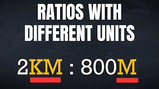 Ratios with Different Units [upl. by Leoine]