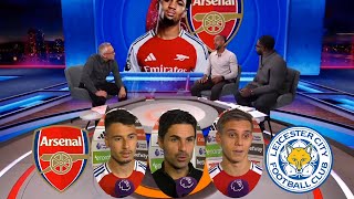 MOTD Arsenal vs Leicester 42 Win In The Last Minute  Mikel Arteta Trossard amp Martinelli Interview [upl. by Havener]