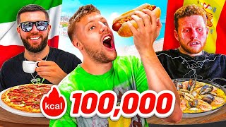 SIDEMEN EUROPE 100000 CALORIE CHALLENGE [upl. by Ynetruoc77]