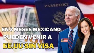 🇲🇽 MEXICO ahora podemos VISITAR sin VISA a EEUU [upl. by Felicidad]