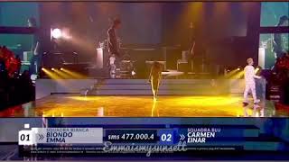 Cigno nero cover di Emma Muscat e Biondo con Fedez [upl. by Groscr858]