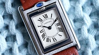 Cartier Tank Basculante ref 2386 Quartz  crisp steel  white  2000s [upl. by Nnaegroeg]