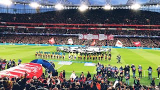 Arsenal vs Bayern I Champions League Hymne I Viertelfinale Emirates Stadium April 2024 [upl. by Gottfried]