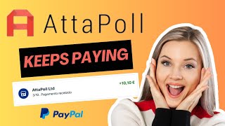 AttaPoll PayPal Withdrawal Proof 2024 How I Cashed Out Quickly [upl. by Huei]