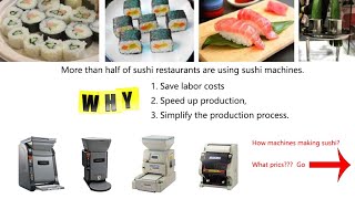 Suzumo Autec Sushi Machine Sushi Robot Introduction And Price Autec ASM865 Suzumo SVRBXA 寿司机介绍和价格 [upl. by Kong116]