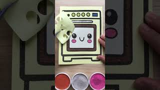 the oven sandpainting theoven relaxing coloredsandart colorfulsandart satisfying coloring [upl. by Steffane]