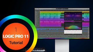 Logic Pro 11 for beginners 1 Tutorial [upl. by Ahsitauq927]