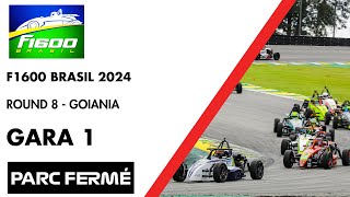 F1600 Brasil 2024  Round 8 Goiania  Gara 1 [upl. by Yekram393]