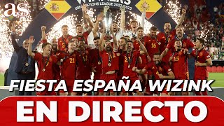 CELEBRACIÓN ESPAÑA  CAMPEONA NATIONS LEAGUE  SELECCIÓN ESPAÑOLA  EN VIVO [upl. by Diarmid364]