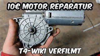 Motoreinheit vom Heckscheibenwischer des VW T4  Golf 2 reparieren  T4WIKI Verfilmt [upl. by Otnicaj335]