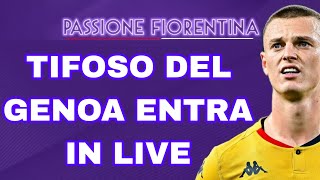 🔥SCONTRO CON UN TIFOSO DEL GENOA CHE ENTRA IN DIRETTA PER GUDMUNDSSON ⚠️ [upl. by Tteirrah239]